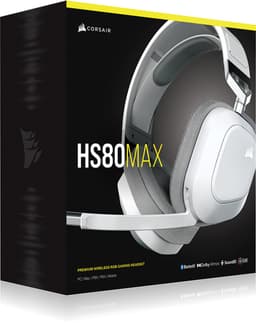 Corsair HS80 MAX Draadloze Headset - Wit - PC, Mac & PS5/PS4 — thumbnail 5