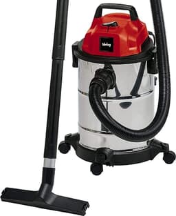 Stofzuiger Multifunctioneel - Industriële stofzuiger - Droog/Nat - 1200W - 15 L - Vacuüm 16KPa - Roestvrij Staal - Rood/Zwart - Snelle Levering - Incl Blaasfunctie — thumbnail 1