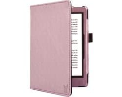 Hoesje geschikt voor Pocketbook Inkpad 4 / Color 3 / Color 2 / Vivlio Inkpad 4 - Book Case Premium Sleep Cover Kunstleer Hoes met Auto/Wake Functie - Roségoud
