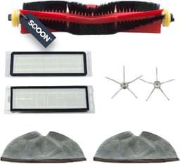 SQOON® Vervangingsset geschikt voor Roborock S5/S6 serie - 7-delige onderhoudskit voor robotstofzuiger - Gelijk aan originele onderdelen - Voor grondig en regelmatig onderhoud — thumbnail 3