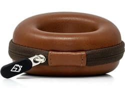 Akielo Horlogekoffer – Horlogereiskoffer met Schoonmaakdoekje en Geschenkdoos – Horloge doos - Horloge Box - Horloge Houder - Etui - Past op Heren- en Damespolshorloges en Smartwatches tot 54mm