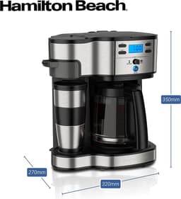 Koffiezetapparaat met Thermoskan - Filterkoffie - 1000W - Warmhoudfunctie - 12 kopjes - 1.8L — thumbnail 4