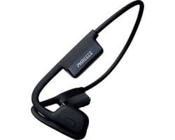 Phreeze Bone Conduction Koptelefoon - Open Ear Sport Headset - Draadloze Sport Oordopjes met Microfoon - Bluetooth 5.3 - IPX6 - Verstelbaar - Zwart