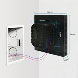 Slimme Digitale Thermostaat voor Elektrische Vloerverwarming - Programmeerbaar met WiFi en Spraakbesturing — thumbnail 3