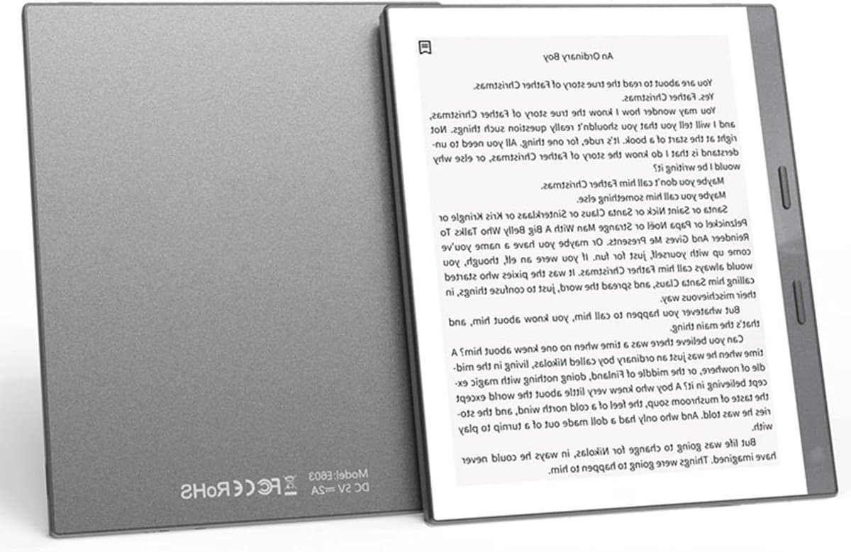 5.76 Inch EBook Reader, HD TouchScreen E Reader for Android 1GB RAM + 32GB ROM, Quad Core Processor, 198ppi WiFi Portable Electronic Book Reader for Kids Adults Seniors (GRAY) — afbeelding 1