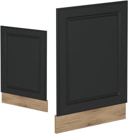 Vaatwasserpaneel Inbouw 45 cm Landhuisstijl Antraciet — thumbnail 4