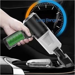 Draadloze Auto Stofzuiger - Handstofzuiger Auto - Auto Interieur Reinigen - Dubbele Koperen Motor - 120 Watt - Zwart — thumbnail 2