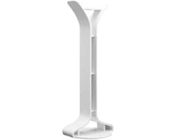 Hoofdtelefoonstandaard - Headsetbeugel Display - Bureau Organisatie - Stabiele Basis - 27 cm - Wit