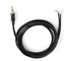Vt products - Koptelefoon audio kabel - 1,5 m - DIY vervangingskabel - 3,5 mm - Hoogwaardige kwaliteit - Geschikt voor hoofdtelefoons - 4-polige aansl
