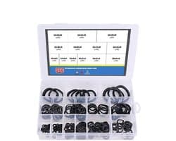 Wasmachines assortiment kit - 640 stks Carbon Steel Golvend Wave Crinkle Spring Washers