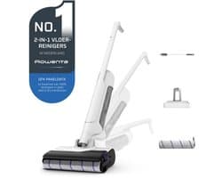 Rowenta X-Clean 10 GZ7540 - 2-in-1 Vloerreiniger - Stofzuiger & dweil in 1 - 60 min gebruikstijd - Zelfreiniging & droging