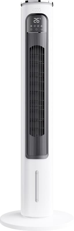 Torenventilator koelventilator Staande watergekoelde ventilator Airconditioner 31,5×31,5×94 cm Wit Met anti-klem rooster, touch- en afstandsbediening, 4 modi + 3 snelheidsstanden, timer 1-12 uur, geschikt voor slaapkamer, woonkamer en kantoor — thumbnail 1