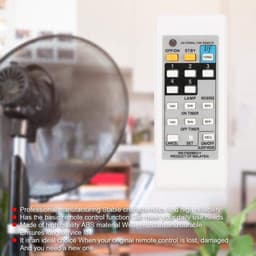 Dailygoody - Universele afstandsbediening - Voor elektrische ventilator - Wit - Gebruiksvriendelijk - Geschikt voor ventilatoren — thumbnail 4