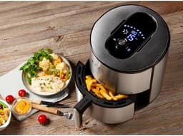Heteluchtfriteuse - Airfryer - Gezond Frituren - Tot 80% Minder Vet - 4 Liter - Zilver — thumbnail 5