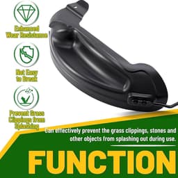 Mulchhoes Grasmaaier - Dekafdekking - Gazononderhoud - Premium constructie - 42-46 inch - Zwart — thumbnail 3