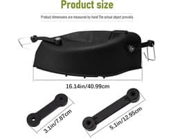 Grasmaaier Mulch Cover - Gazon Accessoire - Gazon Mulchen - Roestvrij Staal - Diverse Modellen - Zilver