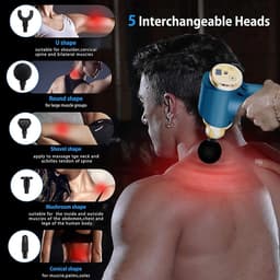 Massage Gun - Spierontspanner Draagbaar - Spierherstel Bevorderen - Ultra Stil - 14x14cm - Zwart — thumbnail 3