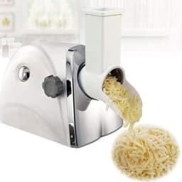 Elektrische Kaasrasp - Salademaker Keukenmachine - Snel Ingrediënten Snijden - 30 kg/u Capaciteit - 30 kg/u - Wit — thumbnail 1