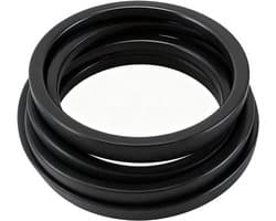 Grasmaaier Riem - Dek Riem - Gazon Onderhoud - Hoge Treksterkte - 2413mm x 13mm - Zwart