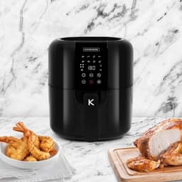 Airfryer Zonder Olie - Crispy Snacks - Gezond Koken - 8 Programma's - 3 Liter - Zwart — thumbnail 3