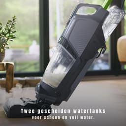 TIM® Steelstofzuiger met snoer - Steelstofzuiger - Stofzuiger - Zwart/Groen - ‎25cm x 27cm x 112cm — thumbnail 5