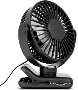 Dailygoods - USB Bureauventilator met 360° Draaibare Hoofden — thumbnail 1