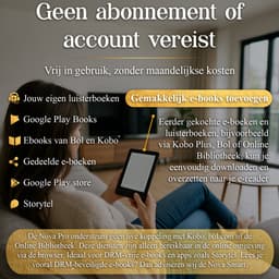 SwayTosh Comfort Bundel – E-Reader Nova Pro + Nova Remote – E-Reader met Bluetooth Afstandsbediening – Voor Storytel, Ebooks & Luisterboeken — thumbnail 4
