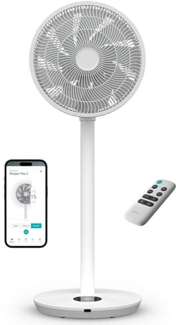 Duux Whisper Flex 2 - Smart Statiefventilator - Staande Ventilator Geruisloos - Wit — thumbnail 1