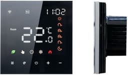 Slimme wifi-thermostaat, spraakbediening, 3A digitaal lcd-touchscreen, temperatuurregelaar kelderverwarming, slimme wandgemonteerde waterverwarmer, geschikt voor Amazon Home Apps. — thumbnail 2