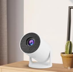 Mini Beamer Series - Slaapkamer Beamer - Draagbare Projector voor Verduisterde Ruimte - 1080p HD - WiFi & Bluetooth - Smart TV — thumbnail 1