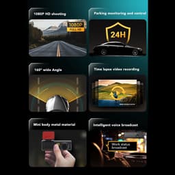 Dash Cam 1080P FHD WiFi met Nachtzicht en Parking Monitor - Auto Dashboard Camera Recorder — thumbnail 5