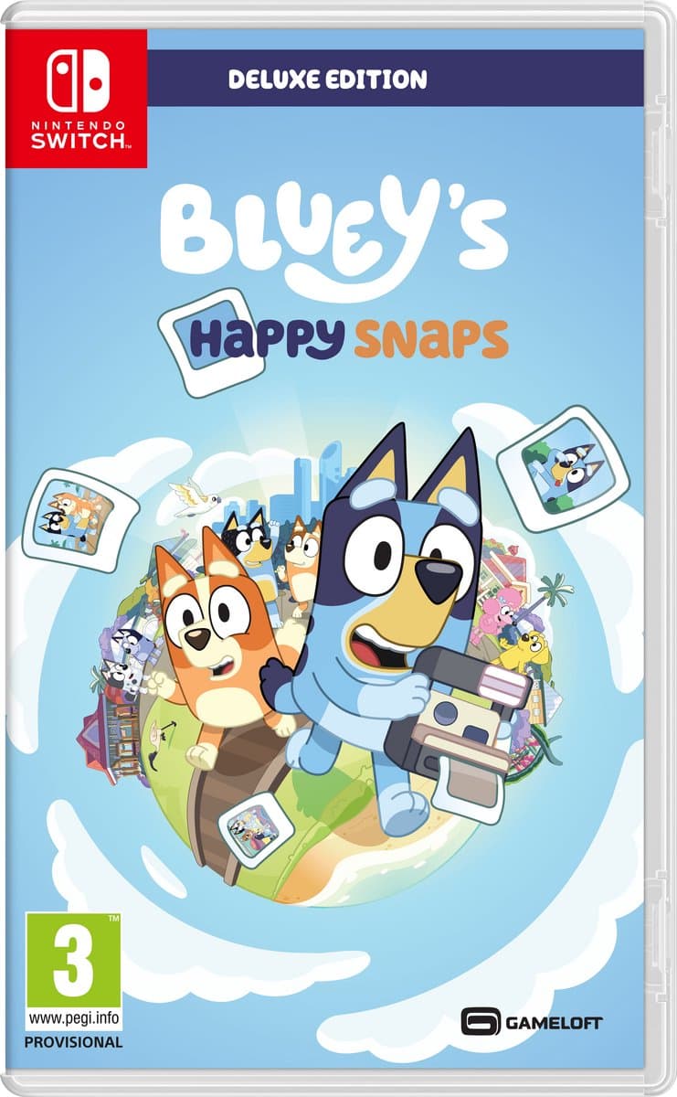 Bluey's Happy Snaps Day One Deluxe Edition Nintendo Switch — afbeelding 1