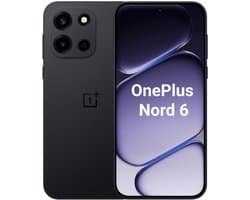 OnePlus Nord 6 - 5G Smartphone - 12GB+512GB - 6.78" 165Hz AMOLED - 7500mAh - IP69K - Obsidian Black (Zwart) — afbeelding 1