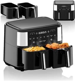MKSS® Airfryer XXL - Dubbele Mand Airfryer — thumbnail 1
