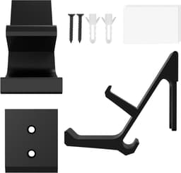 Dual Gamepad Controller en Hoofdtelefoon Stand Houder, Wandgemonteerde Gaming Hoofdtelefoon Hanger voor PS5, Xbox ONE en Pulse 3D Headset (Zwart) — thumbnail 4