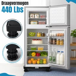 RaviSoll Wasmachine Verhoger – Ergonomisch Design – Voorkomt Rugklachten – Max. 200kg Draagkracht – Anti-Vibratie & Geluidsdempend – Universeel voor Witgoed – Zwart — thumbnail 5