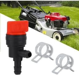 Tweedelige 90 graden brandstofafsluitklep, geschikt voor Briggs & Stratton 698181 494539 697944 — thumbnail 2