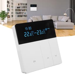 By shayne - Programmeerbare Thermostaat - Digitale Thermostaat - Slimme APP-bediening - Wit - Intelligente Timing - Voor Thuis, Hotels, Appartementen — thumbnail 2