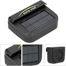 Dailygoods - Auto Luchtkoeler - Zonne-energie - Multifunctionele Afvoerventilator - Groot Paneel - Ontgeuring en Ontgiften - Geschikt voor Auto's — thumbnail 5
