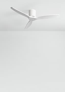 CREATE - Plafondventilator stil 40W (Ø132cm) - Sfeerlicht LED - Afstandsbediening - 6 snelheden - Programmeerbaar - WIND CALM CUSTOM RATTAN — thumbnail 2