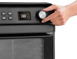 Heteluchtfriteuse - Airfryer Oven - Gezond Koken - 12 Programma's - 22 Liter - Zwart — thumbnail 3
