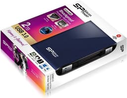 Externe Harde Schijf - Opslagstation - Bestanden Opslaan - Waterdicht en Stofdicht - 2TB - Blauw — thumbnail 4