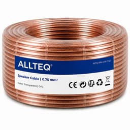Luidspreker kabel - 0.75mm² - 50 meter - Op rol - Allteq — thumbnail 5