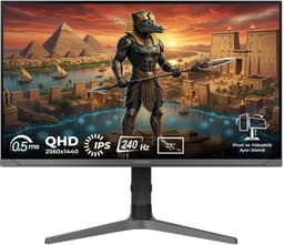GameRaider SOBEK GR27Q24I 27 inch 240Hz 0.5ms 2K QHD Adaptive Sync IPS Pivot Gaming Monitor — thumbnail 1