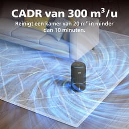 Philips PureProtect 3400 Series - Luchtreiniger en Bevochtiger - CADR 300m3/u - Ruimtes tot 78m2 - 3 Laags HEPA Filtratie - Air+ App - Ultrastil - Nachtlampje - Zwart - AC3421/13 — thumbnail 6
