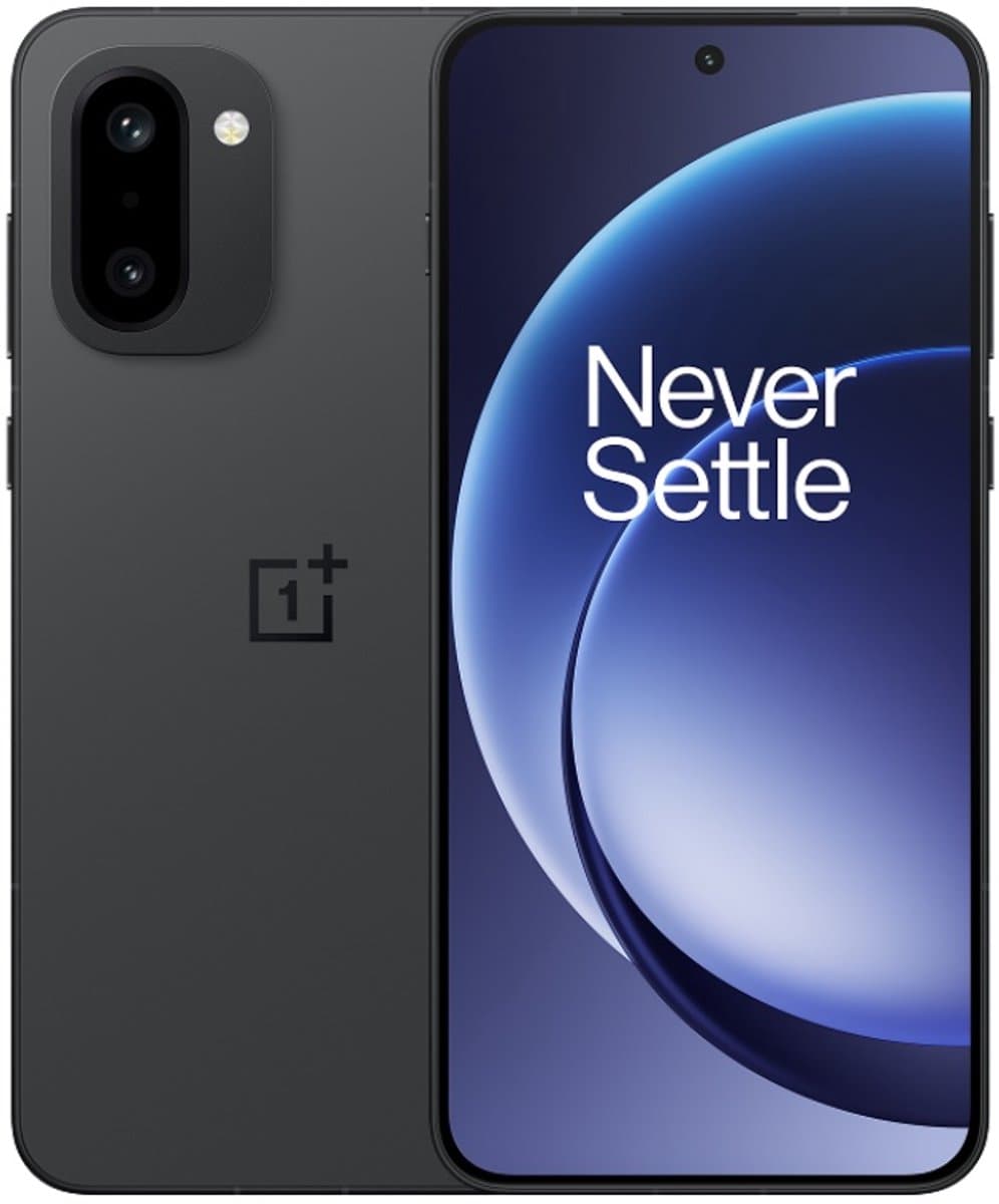 OnePlus 15R - 512GB - Zwart- 5G Smartphone - 12GB RAM - 6.83 Inch - 165Hz - 7400mAh - 80W SUPERVOOC — afbeelding 1