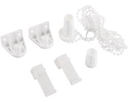 Rolgordijn ketting reparatieset met 17mm pulleys, duurzame montage en eenvoudige installatie voor raamdecoratie