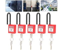 5 sets veiligheidsvergrendelingen van nylon, voorvergrendeling en vergrendeling voor extra bescherming en gebruiksgemak