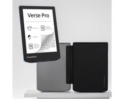 PocketBook Verse Pro Azure e-reader – Inclusief Transparant Zwart Hoesje (shell cover) – Voordeelbundel