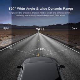 Dashcam - Autocamera DVR - Verkeersveiligheid - 1080P HD Nachtzicht - 2.5 inch display - Zwart — thumbnail 2
